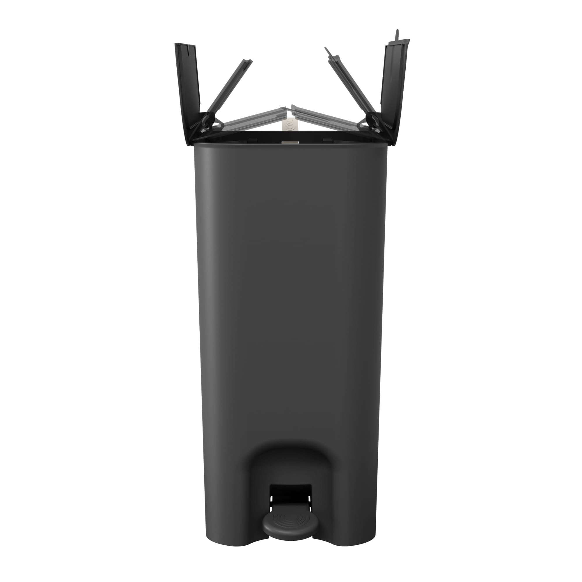 Basurero con Pedal 10+10 Litros Negro con Asa Coza®