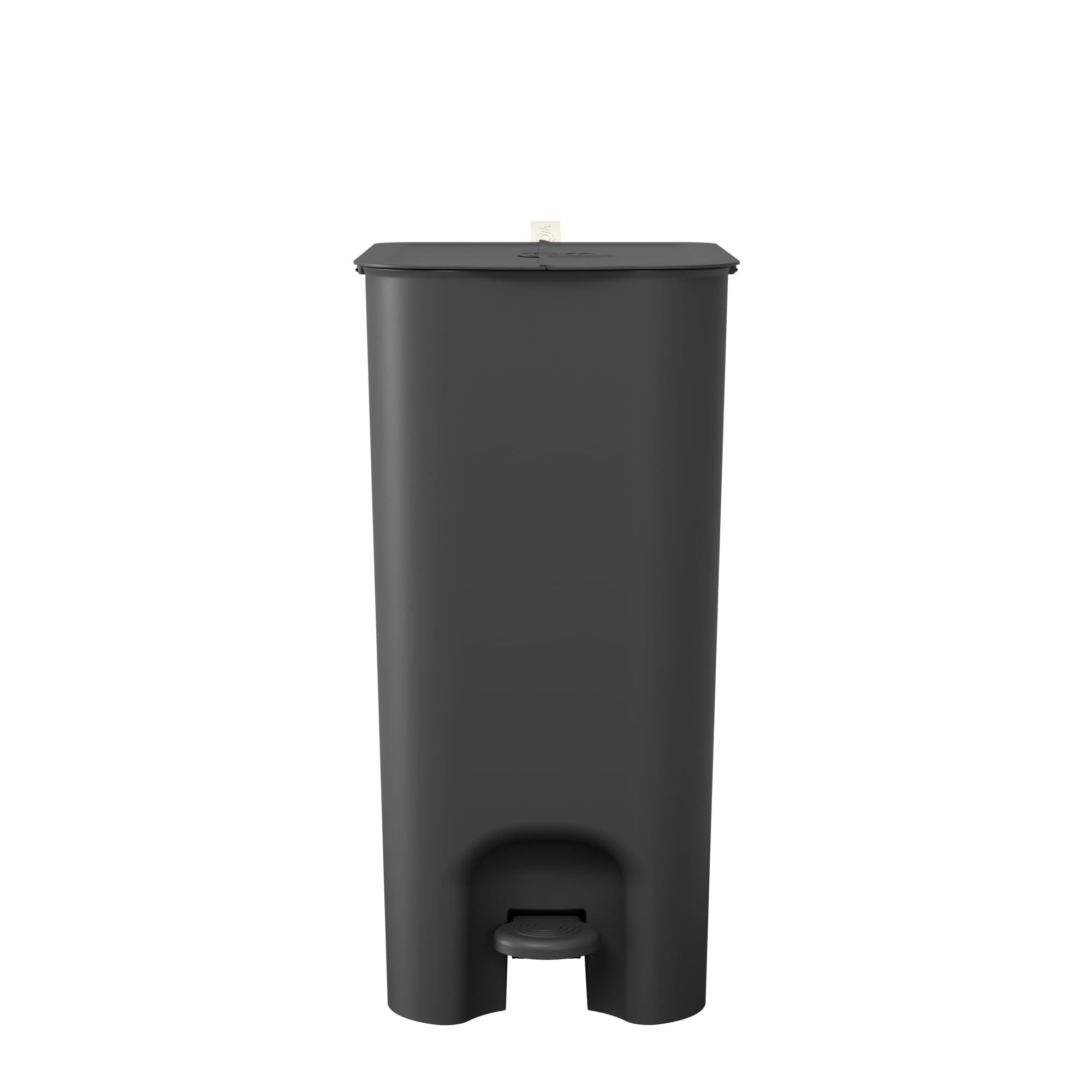 Basurero con Pedal 10+10 Litros Negro con Asa Coza®