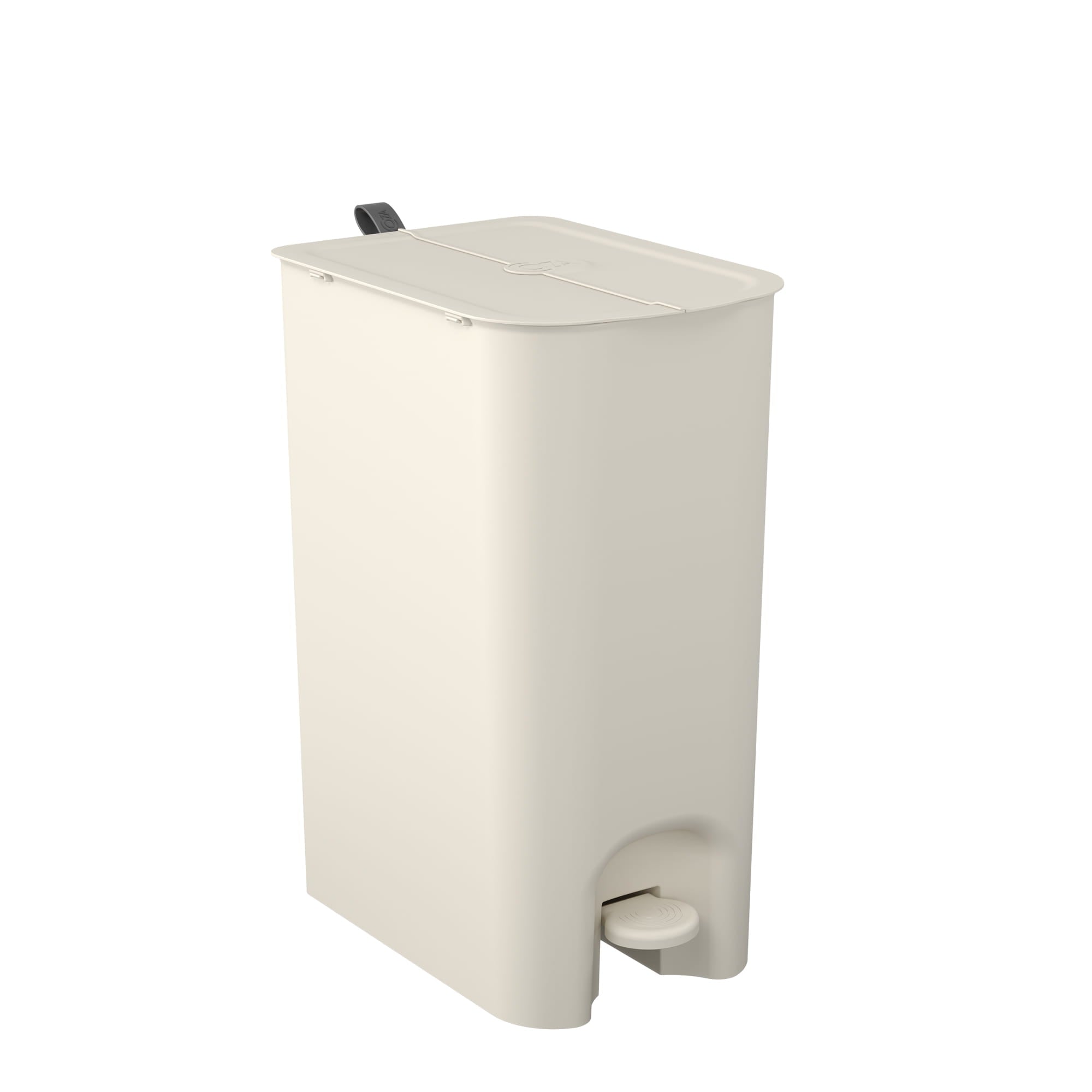 Basurero con Pedal 10+10 Litros Gris Claro con Asa Coza®