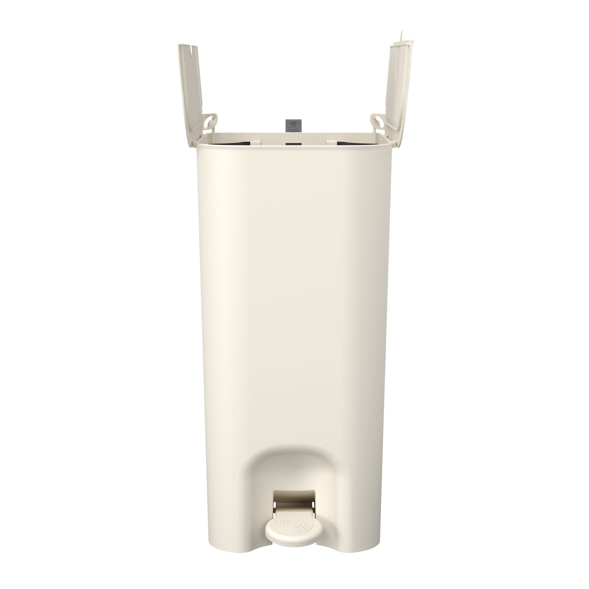 Basurero con Pedal 10+10 Litros Gris Claro con Asa Coza®