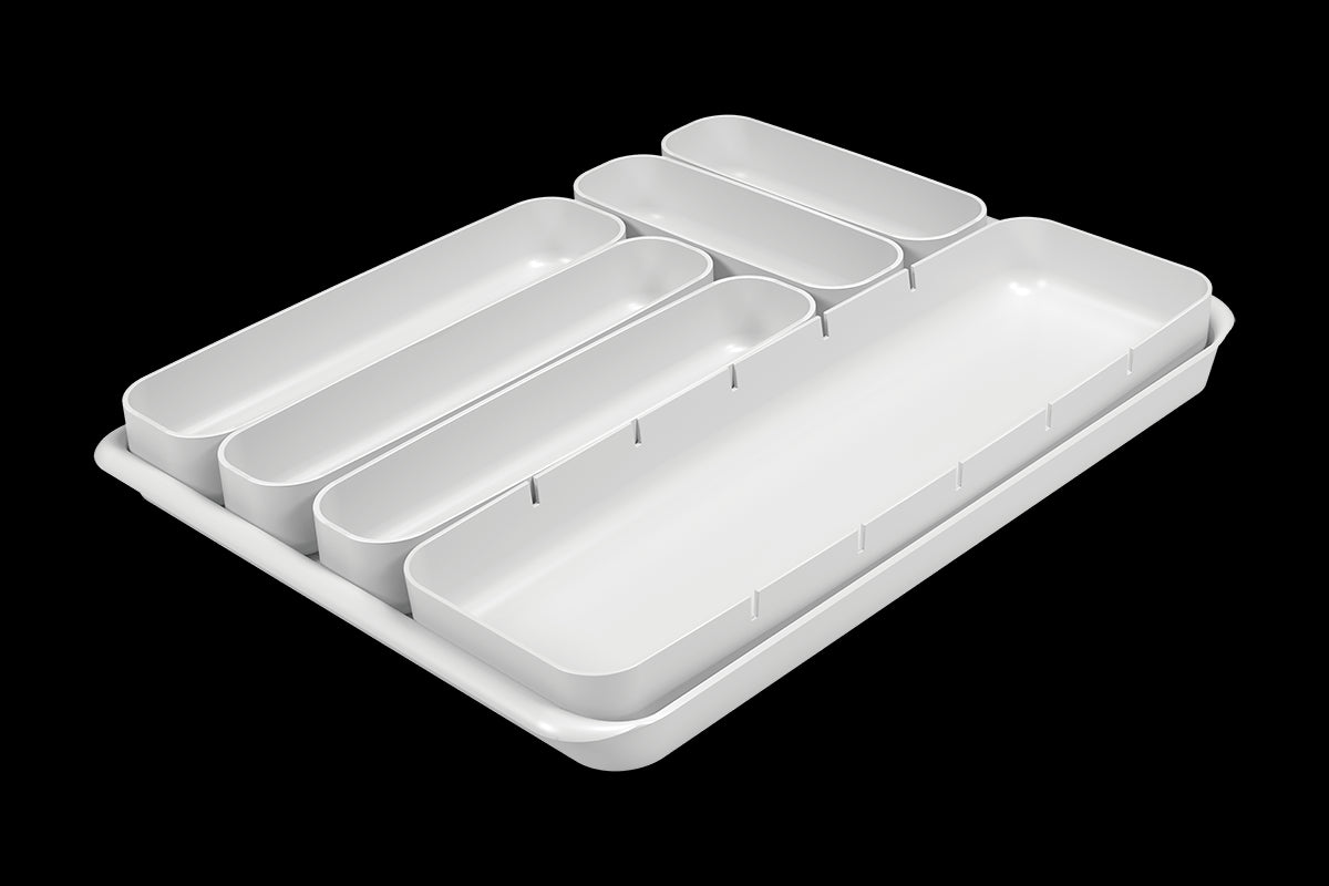Organizador de Cajones Perfect 7 Piezas Blanco Coza®