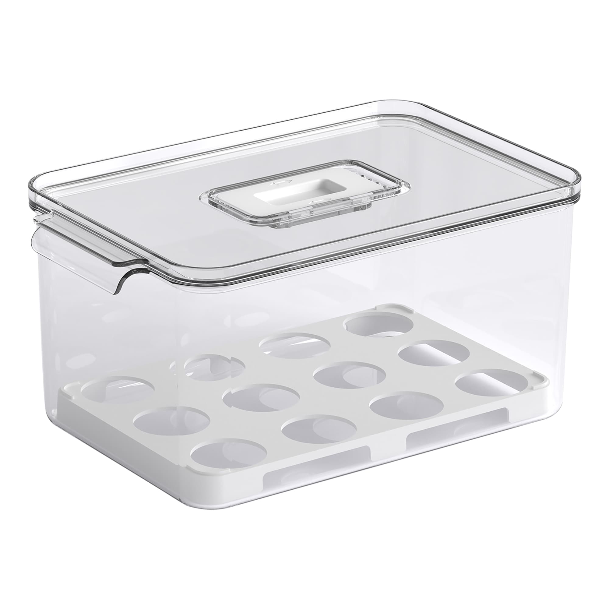 Organizador de Huevos con Tapa Dry 24 Unidades Coza®
