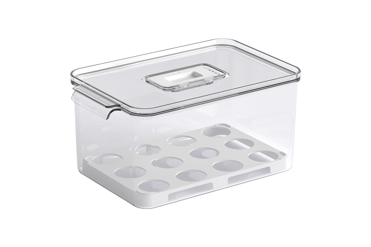 Organizador de Huevos con Tapa Dry 24 Unidades Coza®