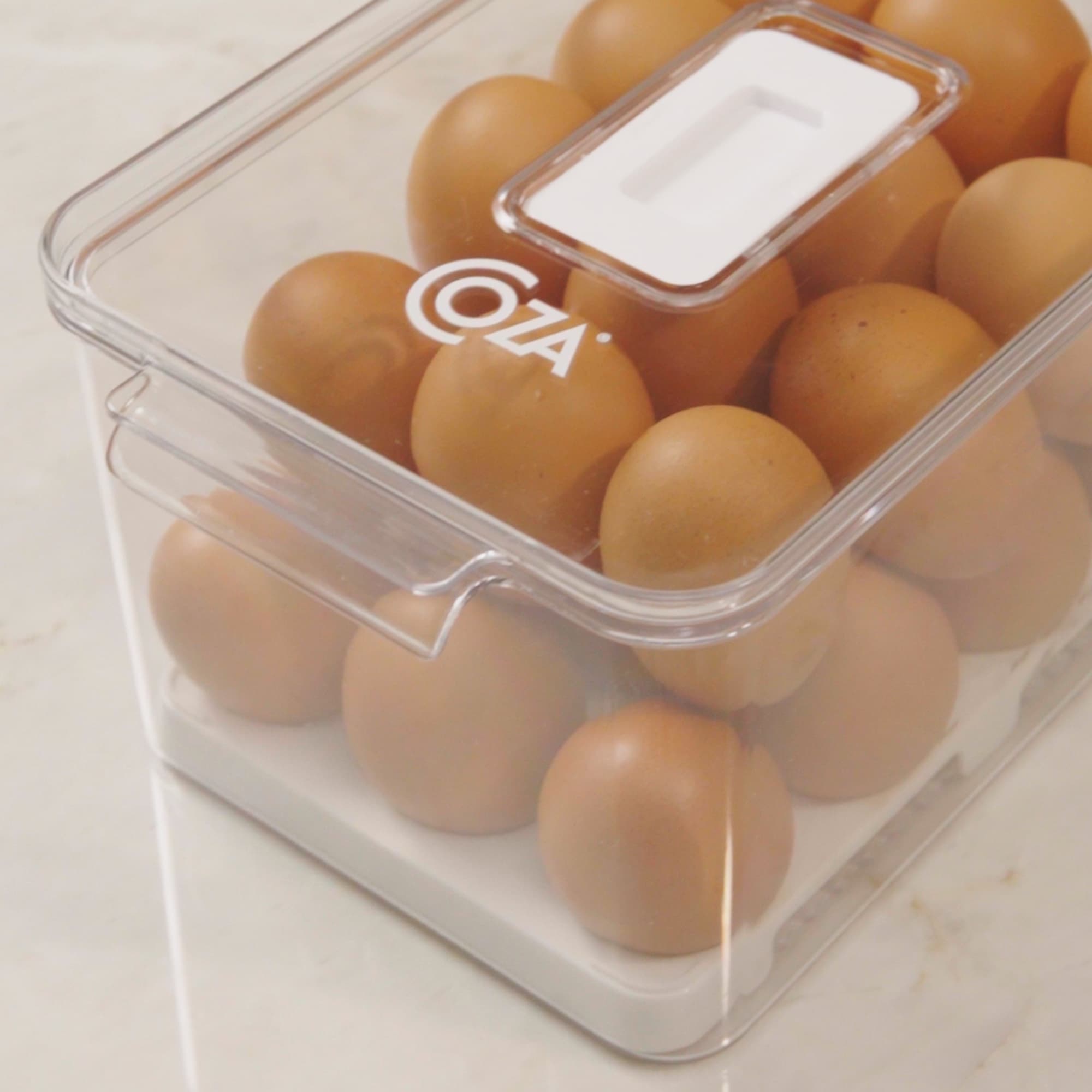 Organizador de Huevos con Tapa Dry 24 Unidades Coza®