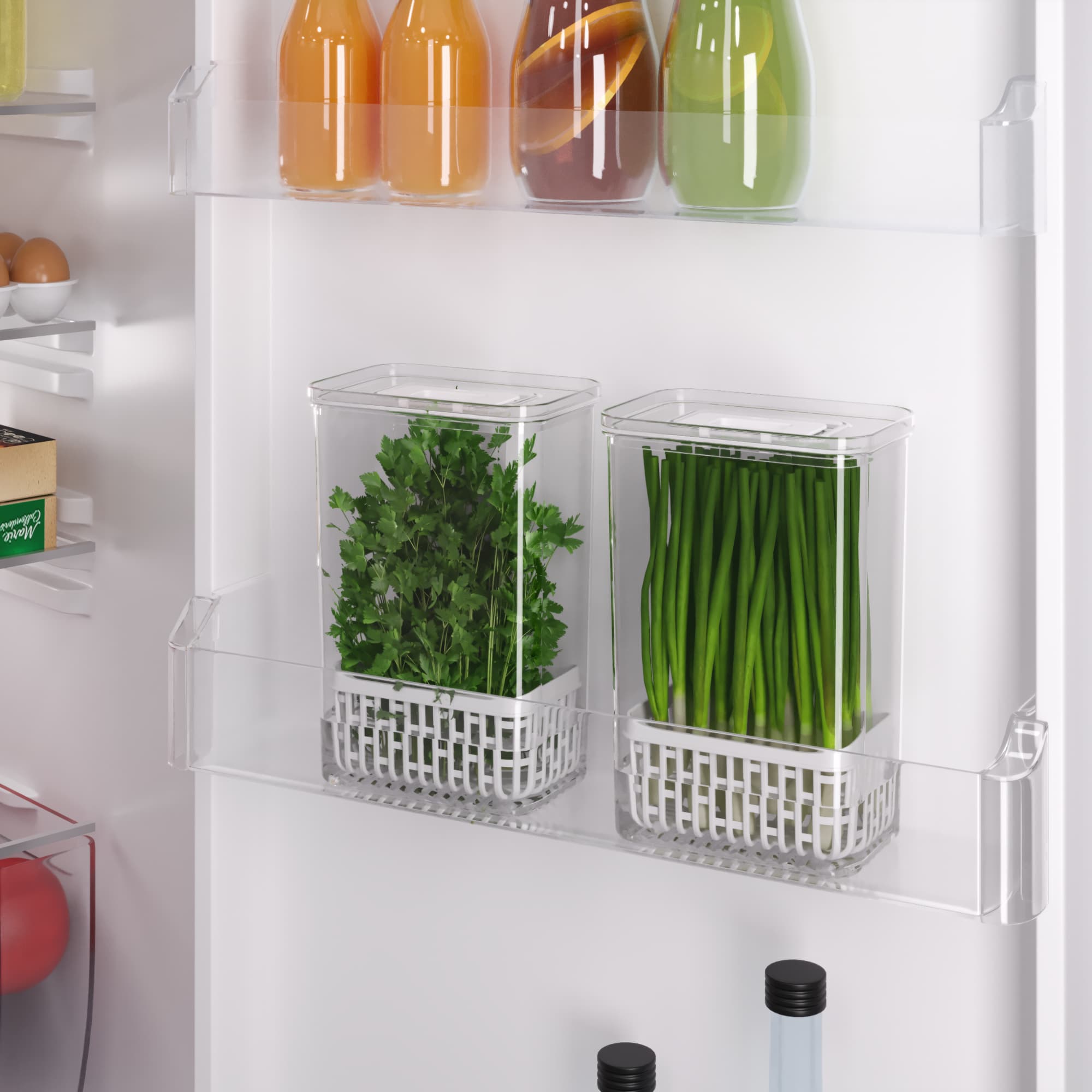Organizador para Especias Frescas Dry 2,3 Litros Cristal Coza®