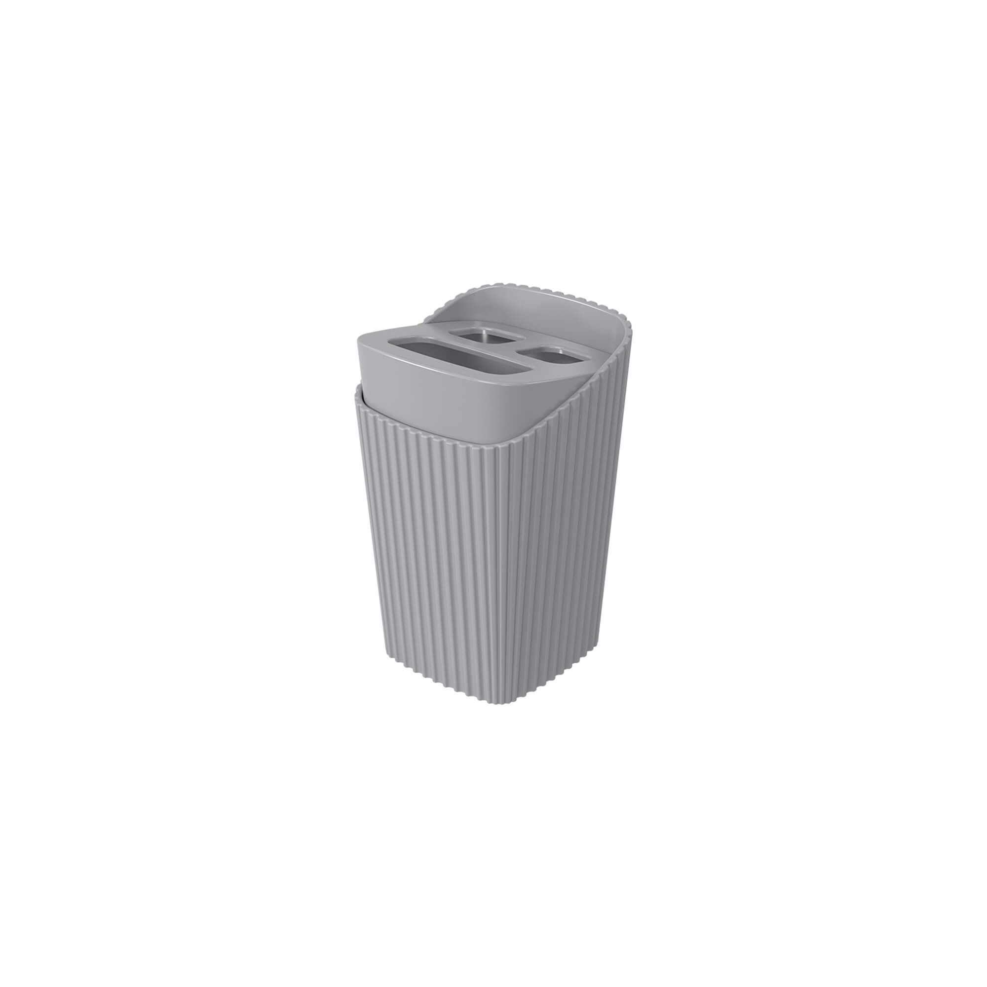 Soporte para Cepillo de Dientes New Square Gris Frío Coza®