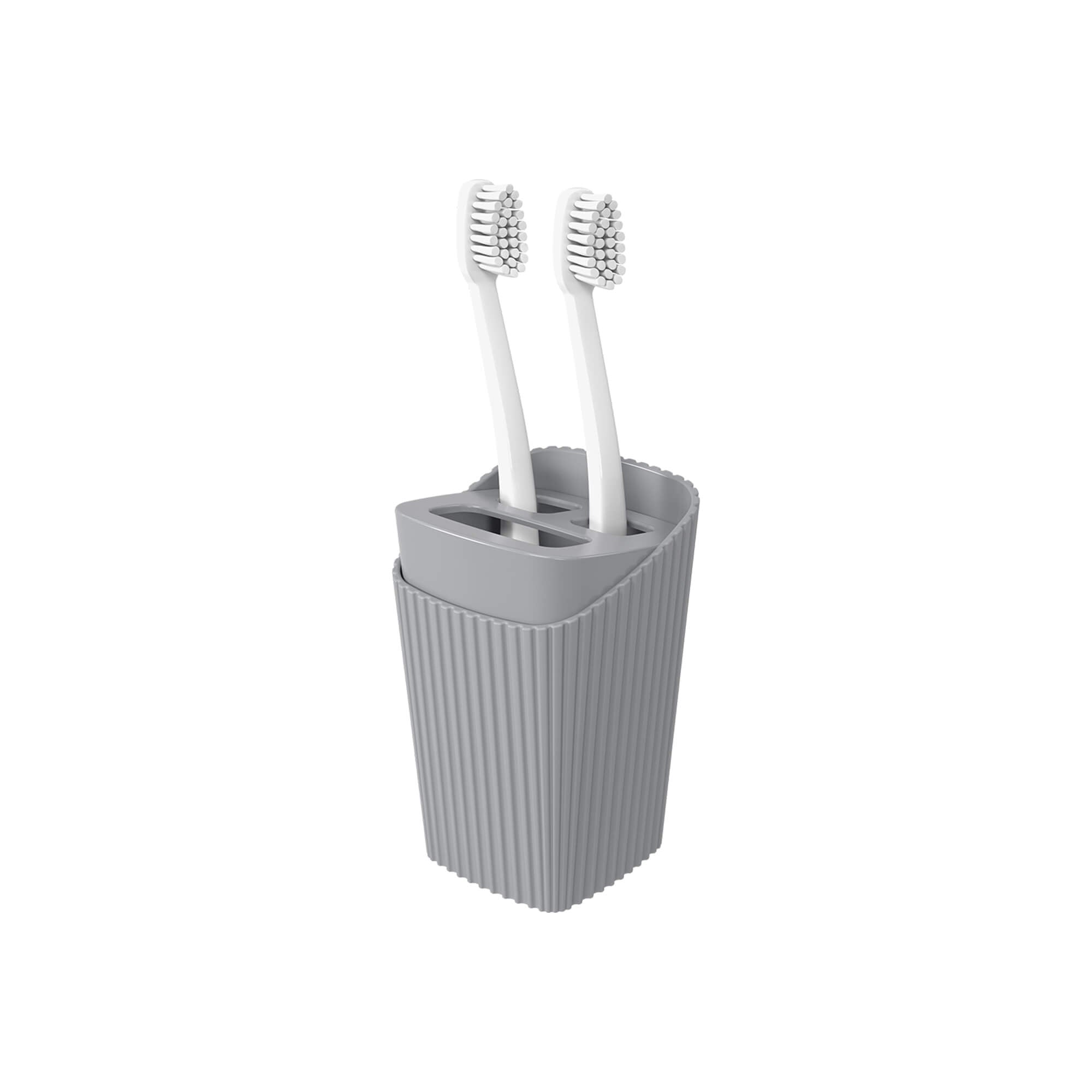 Soporte para Cepillo de Dientes New Square Gris Frío Coza®