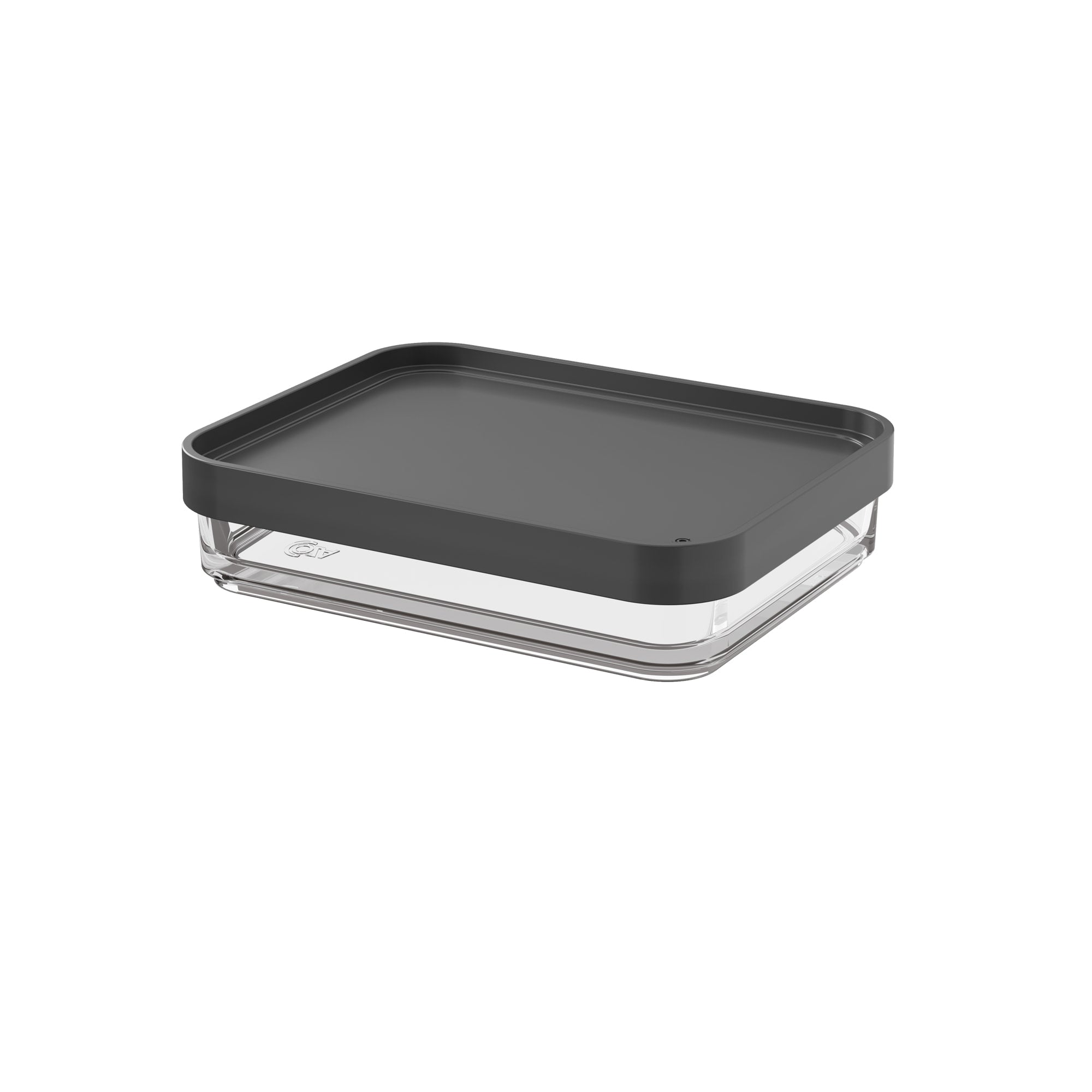 Contenedor Clear Uno 280 ml Gris Grafito Coza®