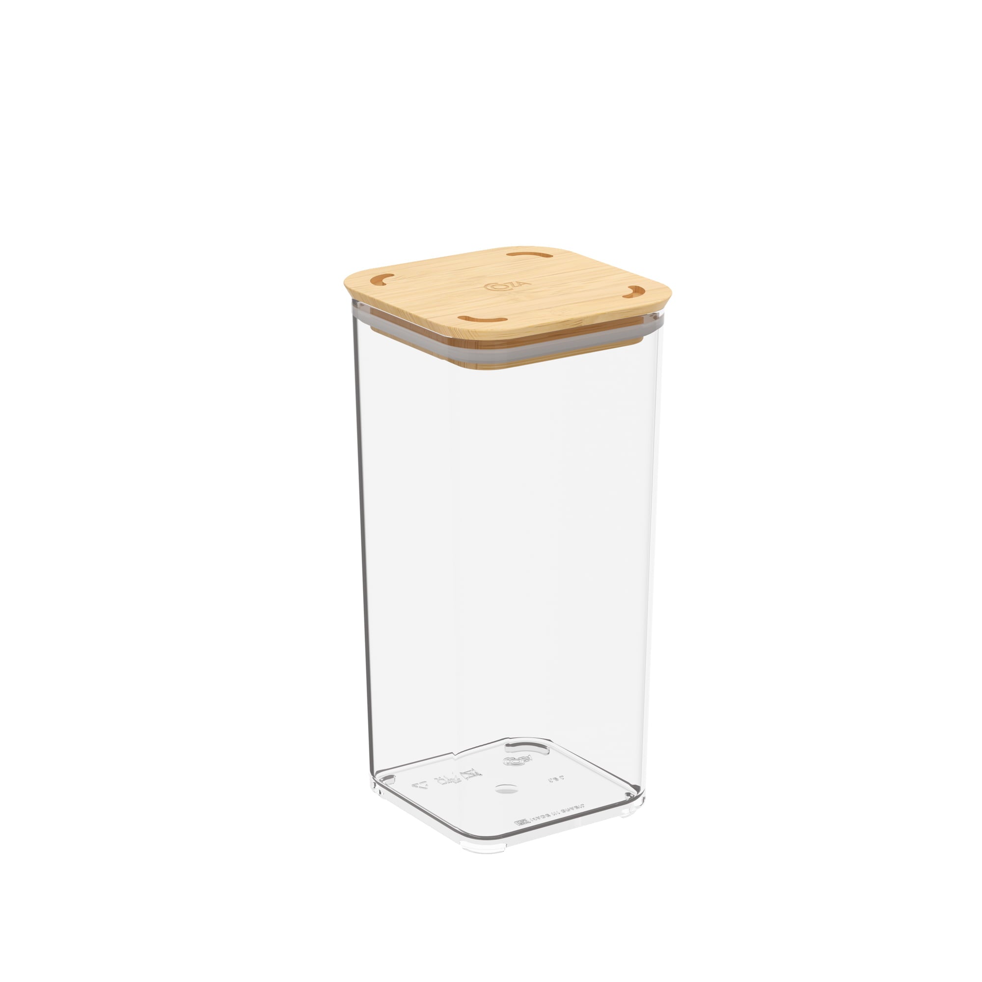 Contenedor Hermético Modo Bambú 1,2 Litros Cristal Coza®