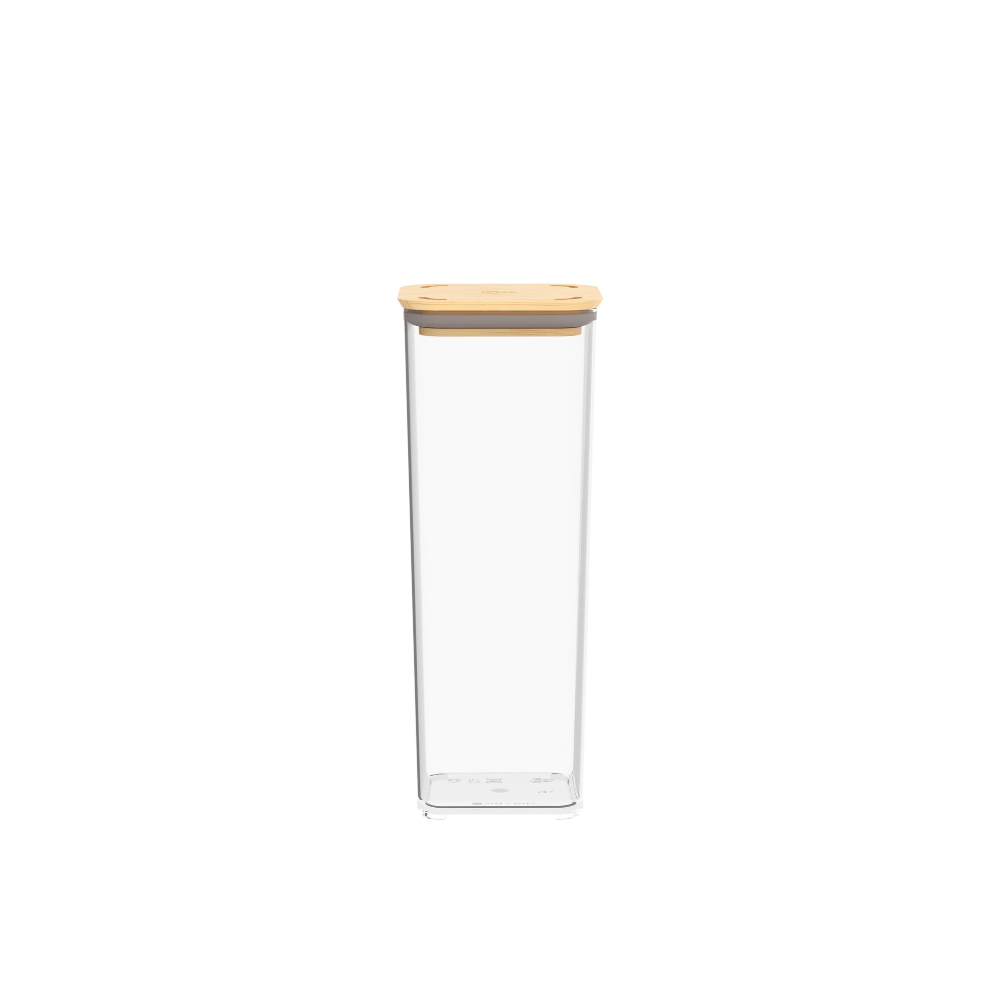 Contenedor Hermético Modo Bambú 1,5 Litros Cristal Coza®