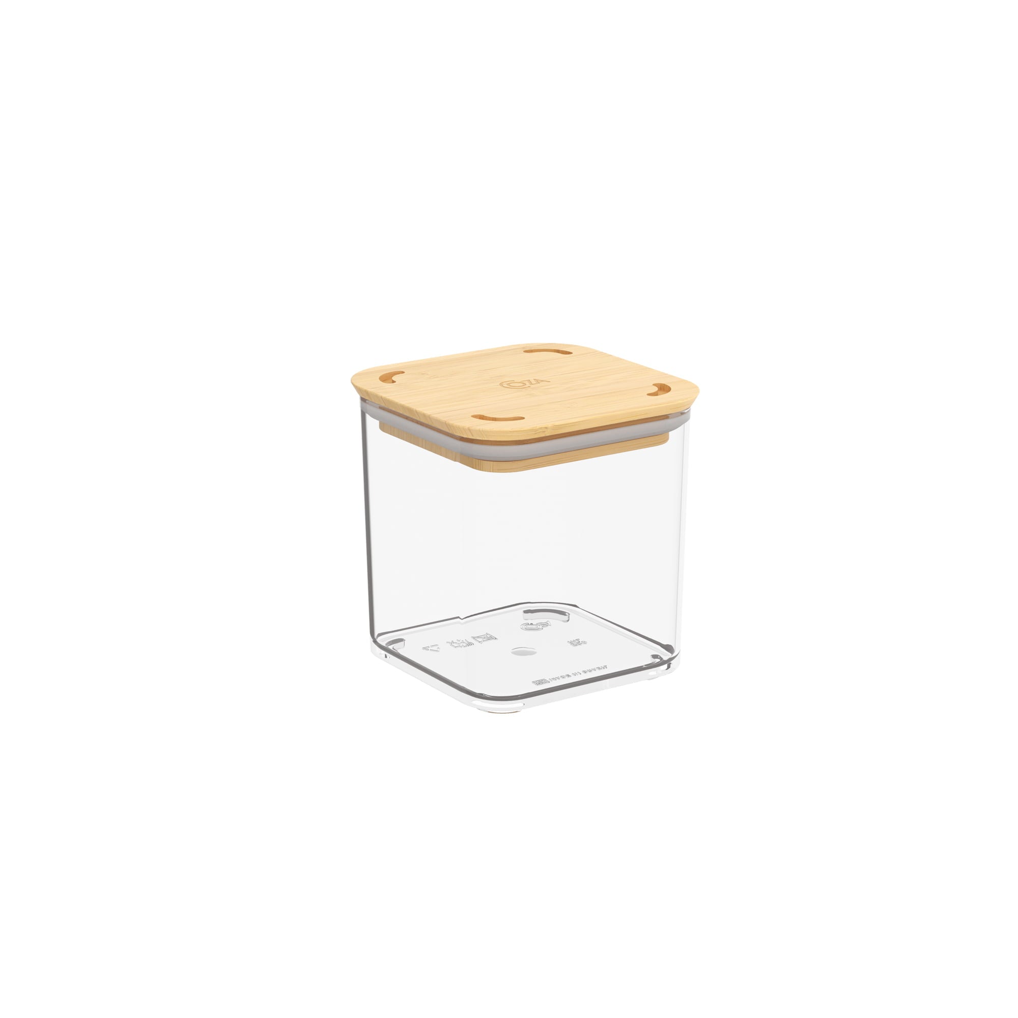 Contenedor Hermético Modo Bambú 580ml Cristal Coza®