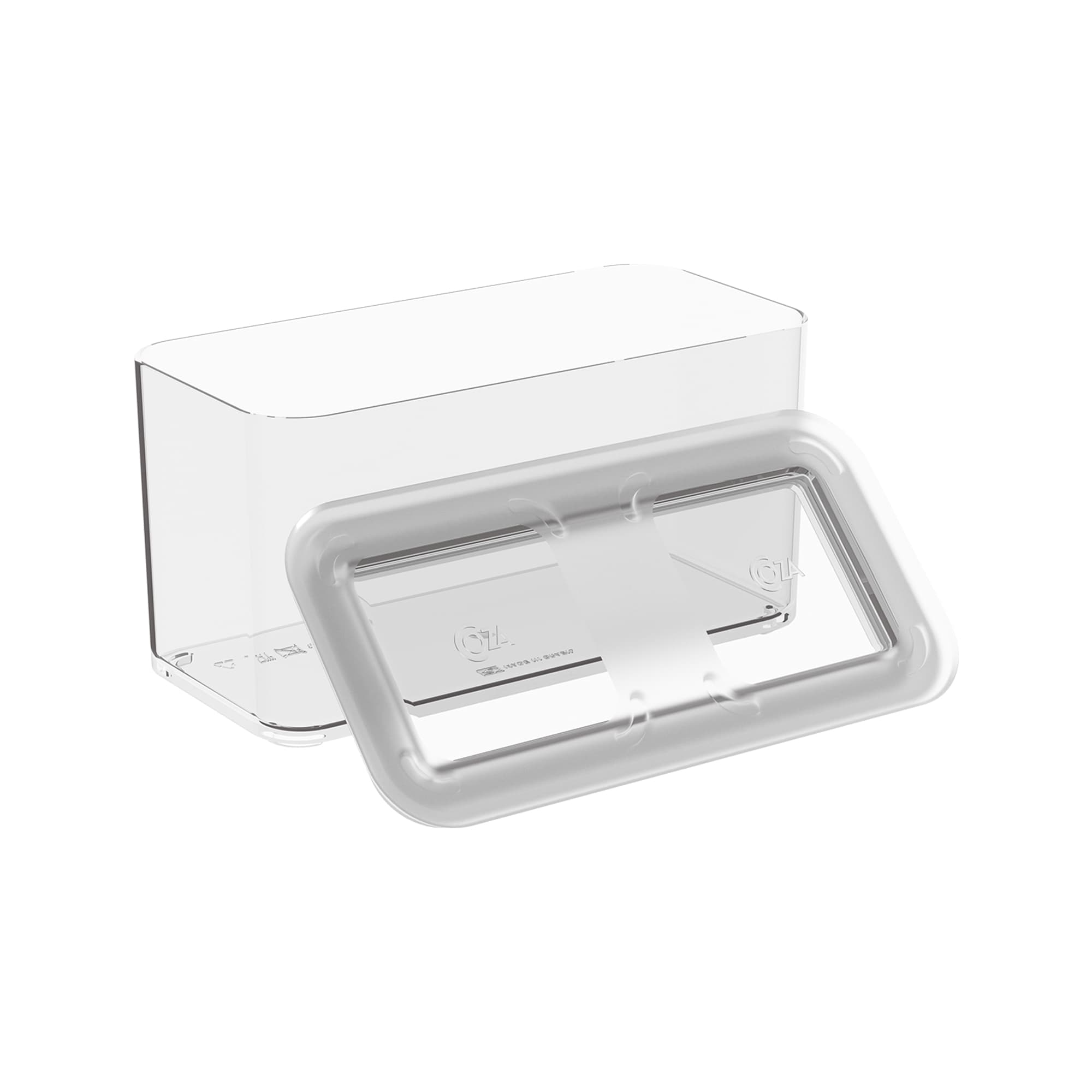 Contenedor Hermético Rectangular Modo 1,3 Litros Cristal Coza®