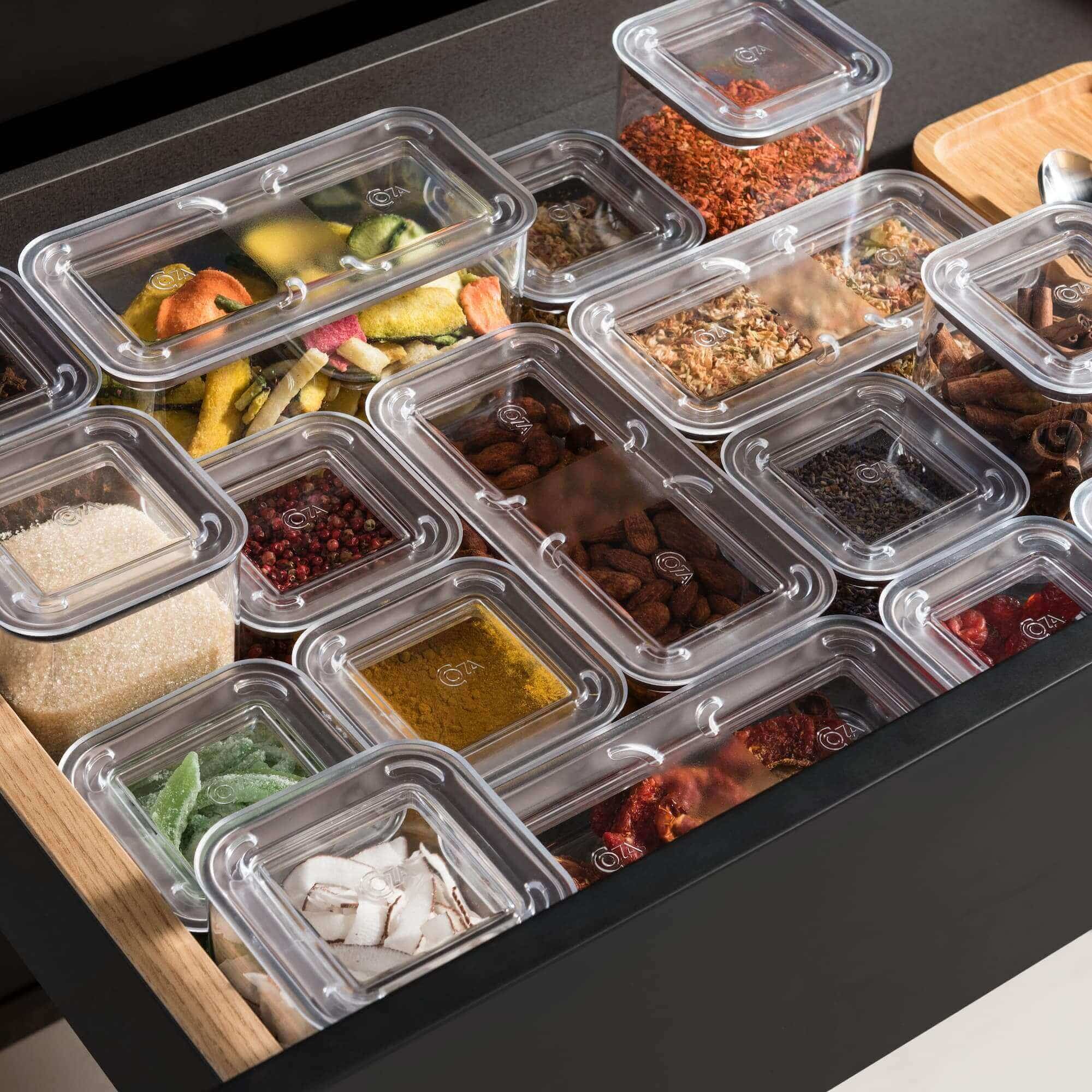 Contenedor Hermético Rectangular Modo 2,7 Litros Cristal Coza®