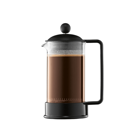 Cafetera de Prensa Francesa Vidrio BRASIL 0,35Lts Negro Bodum®