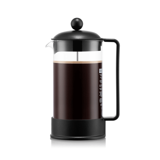 Cafetera de Prensa Francesa Vidrio BRASIL 1Lt Negro Bodum®