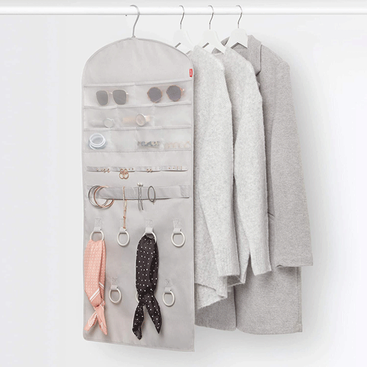 Colgador para Joyas y Accesorios Closet Color Gris Rayen®