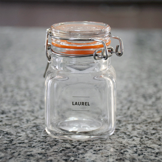 Etiquetas adhesivas para frascos - transparentes