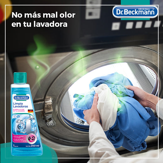 Limpia lavadora Dr. Beckmann Funciona dejando tu lavadora profundament