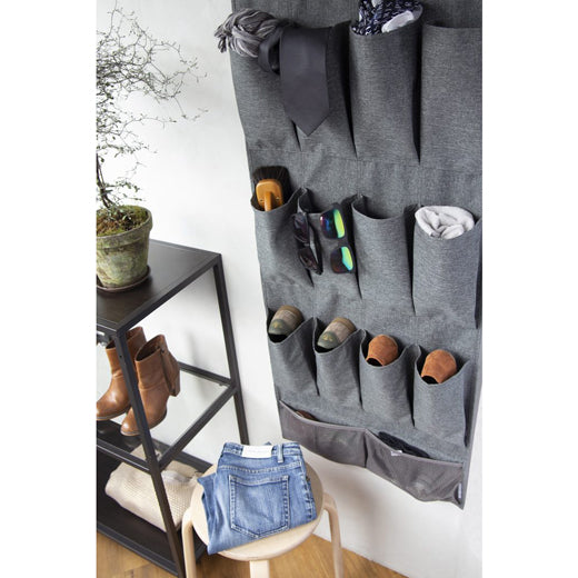 Organizador Colgante de Bolsillo Clóset Soft Gris Bigso®