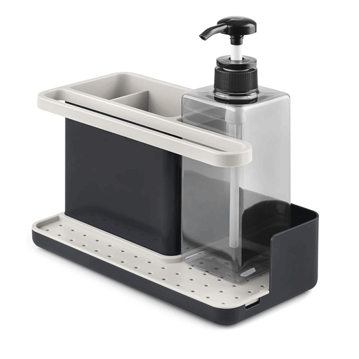 Organizador con Dispensador para Lavaplatos Gris Rayen