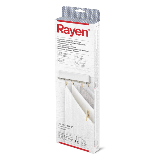 Tendedero Extensible 4 Cuerdas Rayen®