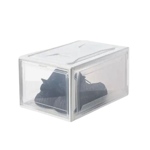 Caja Organizadora de Zapatos Blanca Transparente (caja unitaria) Cada Cosa En Su Lugar®